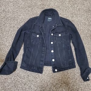 Zara Black Jean Jacket